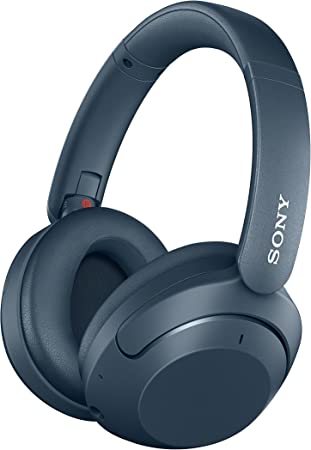 Sony WH-XB910N EXTRA BASS™ Noise Cancelling Wireless Headphones - Up to 30 hours battery life - Over-ear style - Optimised for Alexa and Google Assistant - with built-in mic for phone calls - Blue