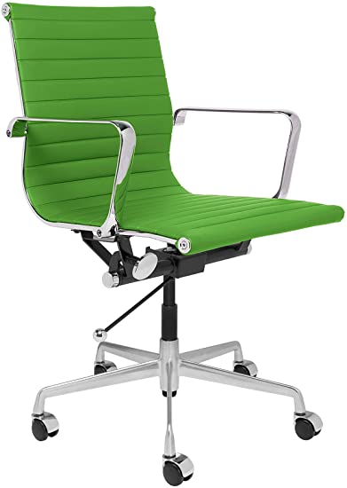 SOHO Ribbed Management Office Chair (Green)