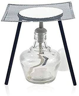 Sourcemall Alcohol Lamp Set Alcohol Burner and Stand Kit Including Alcohol lamp, Tripod, pad