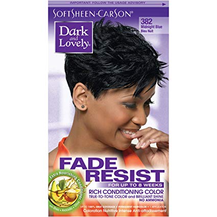 SoftSheen-Carson Dark and Lovely Fade Resist Rich Conditioning Color, Midnight Blue 382
