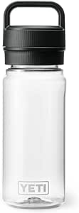 YETI Yonder 600 ml/20 oz Water Bottle with Yonder Chug Cap, Clear