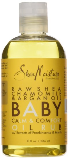 Shea Moisture Raw Shea Butter Baby Oil Rub 8oz