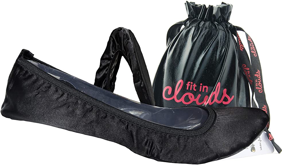Fit in Clouds Satin Portable Folding Flats with Bag for Everyday wear
