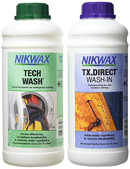 Nikwax Tech Wash and TX.Direct Wash-In Twin Pack - 1000 ml