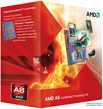 AMD A8-3850 APU Quad-Core Processor (AD3850WNGXBOX)