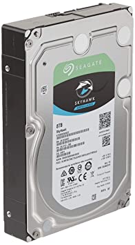 Seagate Skyhawk 8TB Surveillance Internal Hard Drive HDD – 3.5 Inch SATA 6Gb/s 256MB Cache for DVR NVR Security Camera System with Drive Health Management (ST8000VX0022)