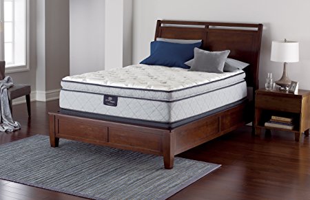 Serta Perfect Sleeper Edinburgh Super Pillow Top Mattress Hyrbid Gel Innerspring (California King)