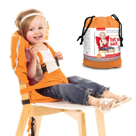 Heavens Bliss Baby Portable High Chair Booster Harness Orange