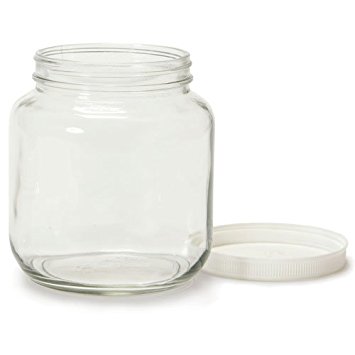 Wellbee's 64 Oz. Glass Jar (Fits Into Yogourmet, Euro Cuisine - YM260, YM360 and YM460)