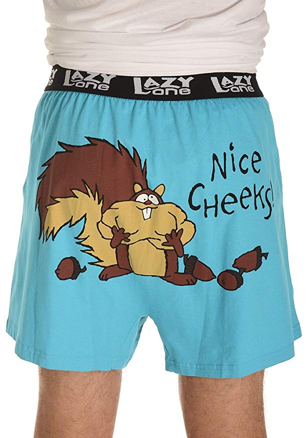 Soft Comical Boxers for Men by LazyOne | Animal Pun Joke Underwear for Guys