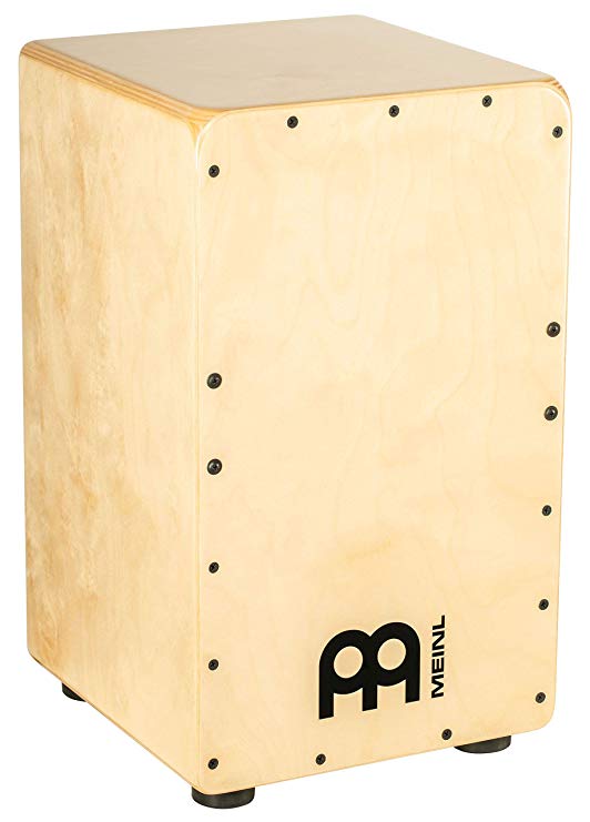 Meinl Percussion Cajon Box Drum with Internal Strings for Snare Effect - NOT MADE IN CHINA - Baltic Birch Wood, Woodcraft Series, 2-YEAR WARRANTY Natural WC100B