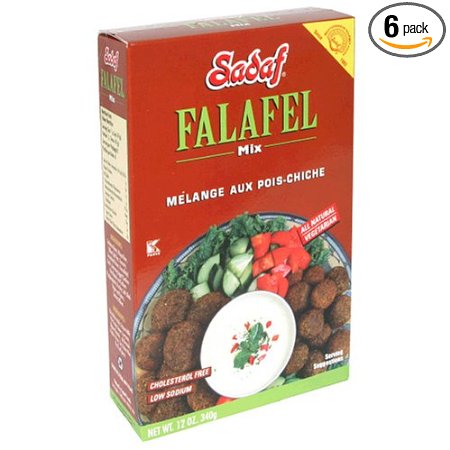 Sadaf Falafel Mix, 12-Ounce Boxes (Pack of 6)