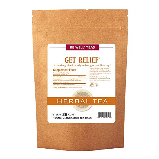 The Republic Of Tea Be Well Red Rooibos Tea - Get Relief - No. 9 Herbal Tea For Digestion, 36 Tea Bag Refill