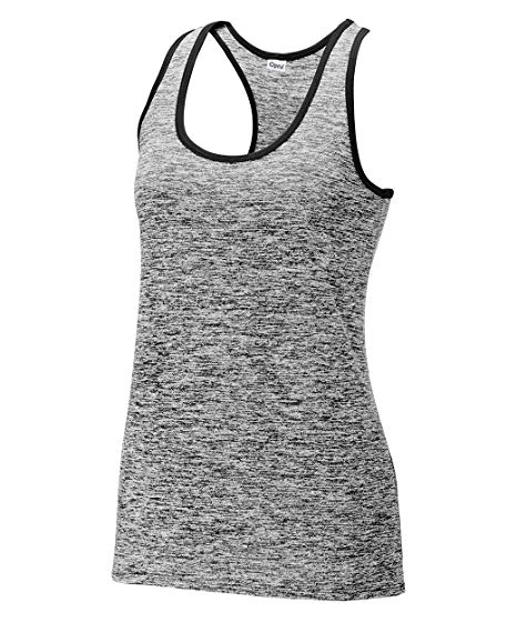 Opna Racerback Tank Tops for Women Moisture Wicking Workout Shirt Sizes XS-4XL BLACK-2XL