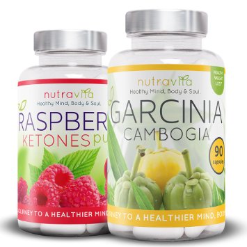Nutravita Garcinia Cambogia and Raspberry Ketone Capsules - Pack of 90