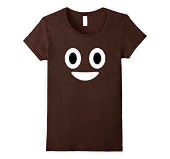 Poop Emoji Face Funny Halloween T-Shirt