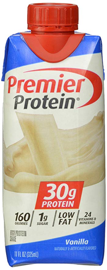 Premier Nutrition High Protein Shake, Vanilla, 11 oz.,18 Count