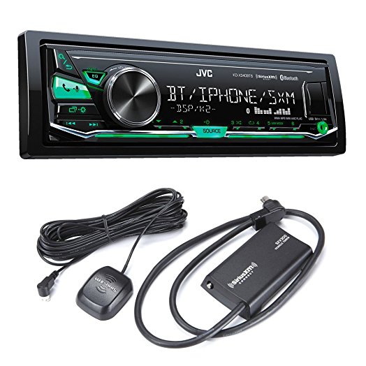 JVC KD-X340BTS Bluetooth In-Dash Digital Media Car Stereo w/ Pandora & iHeartRadio Support with Sirius XM Tuner