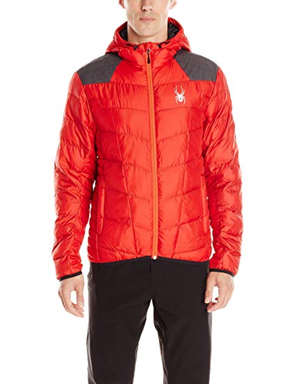 Spyder Men's Geared Hoody Synthetic Down Jacket