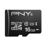 PNY High Performance 16GB High Speed microSDHC Class 10 UHS-1 up to 40MBsec Flash Memory Card - P-SDU16G10-GE-A OLD MODEL