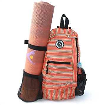 Aurorae Yoga Multi Purpose Cross-body Sling Back Pack Bag. Mat sold separately.