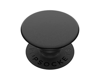 PopSockets PopGrip: Swappable Grip for Phones & Tablets - Black