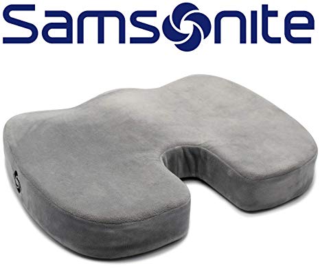 Samsonite SA5451 \ Orthopedic Cushion \ Helps Relieve Pain \ 100% Pure Memory Foam \ Fits Most Seats