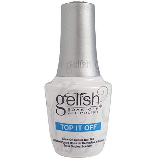 Gelish Soak Off Sealer 0.5 oz Top Coat Gel Nail Salon Manicure Polish UV Harmony