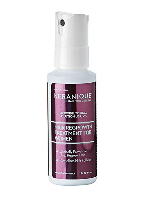 Keranique Minoxidil Topical Solution 2% Hair Regrowth Treatment, 2 fl. oz.
