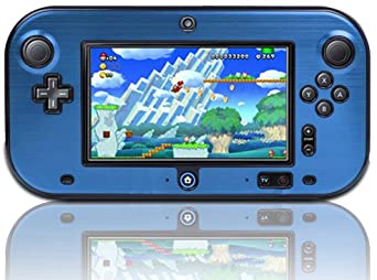 TNP Wii U Gamepad Case (Blue) - Plastic   Aluminium Full Body Protective Snap-on Hard Shell Skin Case Cover for Nintendo Wii U Gamepad Remote Controller