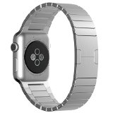 Apple Watch Band JETech Stainless Steel Link Bracelet with Butterfly Closure Replacement Band for Apple Watch All 42mm Models Link Bracelet - Silver