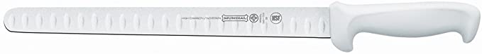 Mundial 12-Inch Hollow Edge Slicing Knife, White