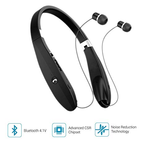 Portronics Harmonic 200 POR-927 Wireless Stereo Headset (Black)