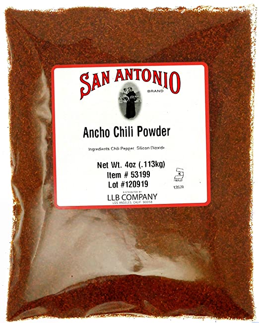 Premium Ground Ancho Chile Pepper, Chili Powder