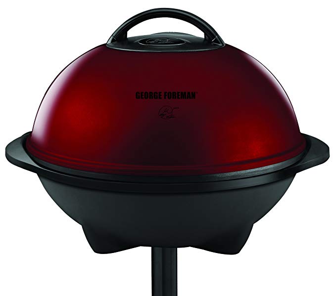 George Foreman 240 Square Inch Indoor/Outdoor Grill, Red