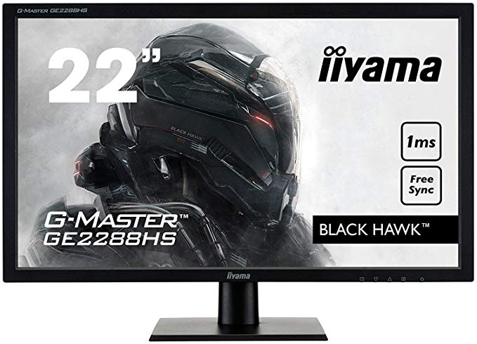 iiyama GE2288HS-B1 22" G-Master HD LED Gaming Monitor with FreeSync - Black