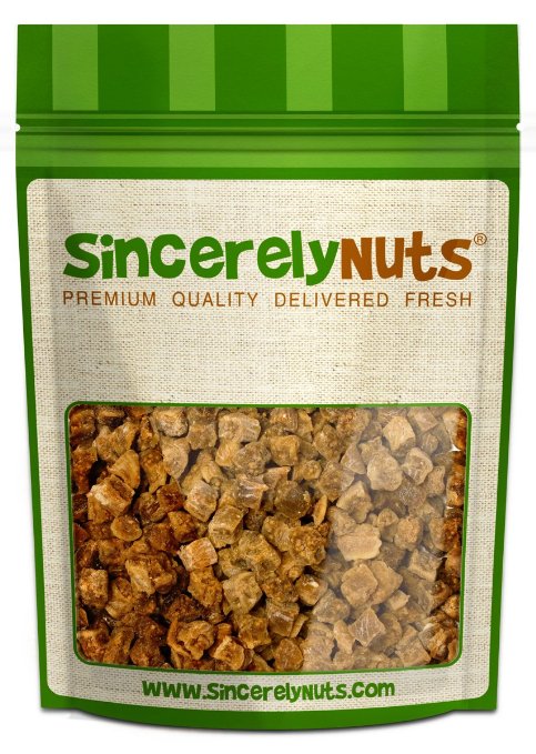 Sincerely Nuts Organic Turkish Figs Diced- One (1) Lb. Bag - 100% Natural- Deliciously Tender - Highly Nutritious - Kosher Certified!