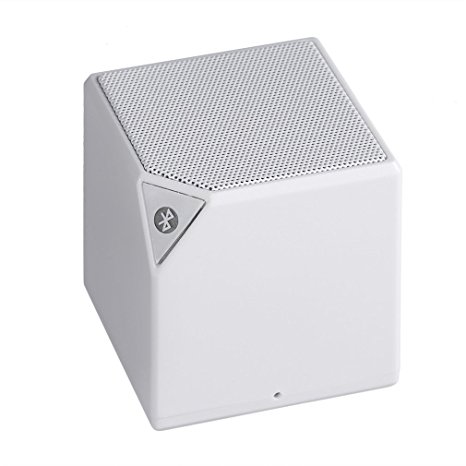 Bluetooth Speaker,LESHP Oblique Angle Mini Box Bluetooth V2.1 EDR Speaker Ultra Portable Pocket Wireless Bluetooth Speaker Compact Ring Box(White)