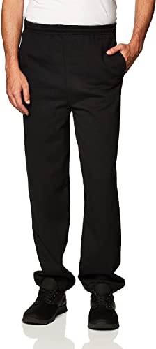 Gildan Men's Fleece Elastic Bottom Sweatpants with Pockets, Style G18100