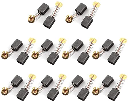 uxcell 20 Pcs CB408 Electric Spare Part 12mm x 9mm x 6mm Motor Carbon Brush