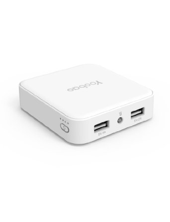 Yoobao® M4 10400mAh High Capacity Dual Ports Portable Charger External Battery Pack Power Bank for Android Device iPhone 6(plus), Nexus6p/5x, Samsung Galaxy S5,Note4 Blackberry Passport iPad and More (White)