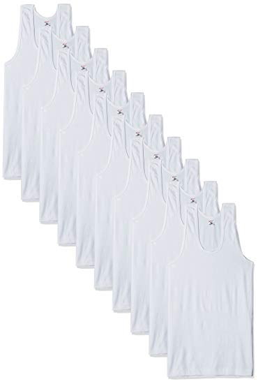 Rupa Jon Men's Cotton Vest (Pack of 10)