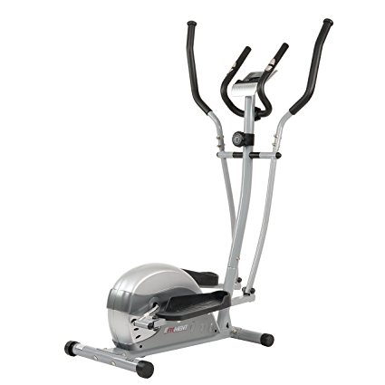 Compact Magnetic Elliptical Machine Trainer with LCD Monitor and Pulse Rate Grips by EFITMENT - E005
