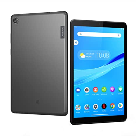 Lenovo Tab M8 Tablet, 8" HD Android Tablet, Quad-Core Processor, 2GHz, 32GB Storage, Full Metal Cover, Long Battery Life, Android 9 Pie, ZA5G0060US, Slate Black