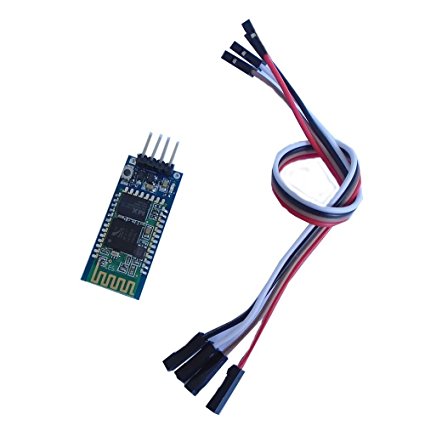 DSD TECH HC-06 Wireless Bluetooth Serial Transceiver Support Module Slave and Master Mode For Arduino   4PIN DuPont Cable