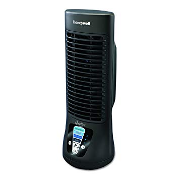 Honeywell QuietSet Mini Tower Table Fan, HTF210B, 1 Pack, Black