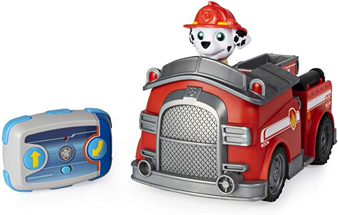 PAW Patrol, Marshall Remote Control Fire Truck with 2-Way Steering, for Kids Aged 3 and Up