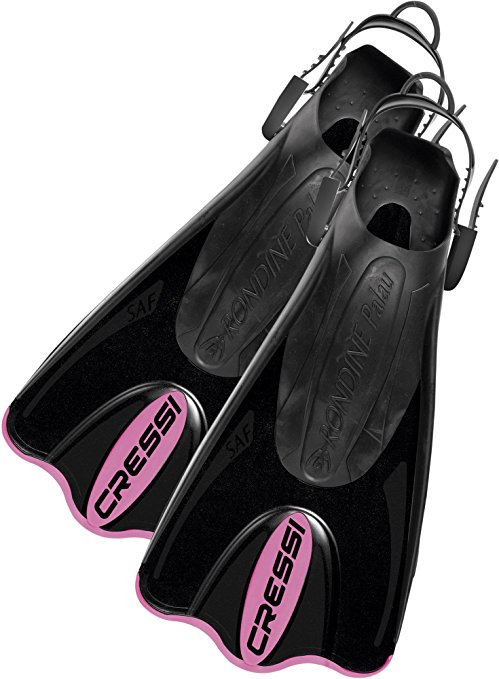 Cressi Palau Light Weight Travel Snorkeling Swim Fins (Made in Italy)
