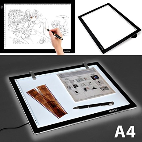 Light Pad Drawing A4 LED Tracing Light Box Adjustable Ultra Slim Tattoo Lightbox Tracing Photo Drawing Board