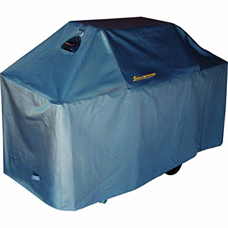 Montana Grilling Gear Premium Grill Cover - Patented Ventilation Technology means BBQ Cover with Reduced Condensation – Weatherproof, Waterproof, Heavy Duty Material – - 74 Inch